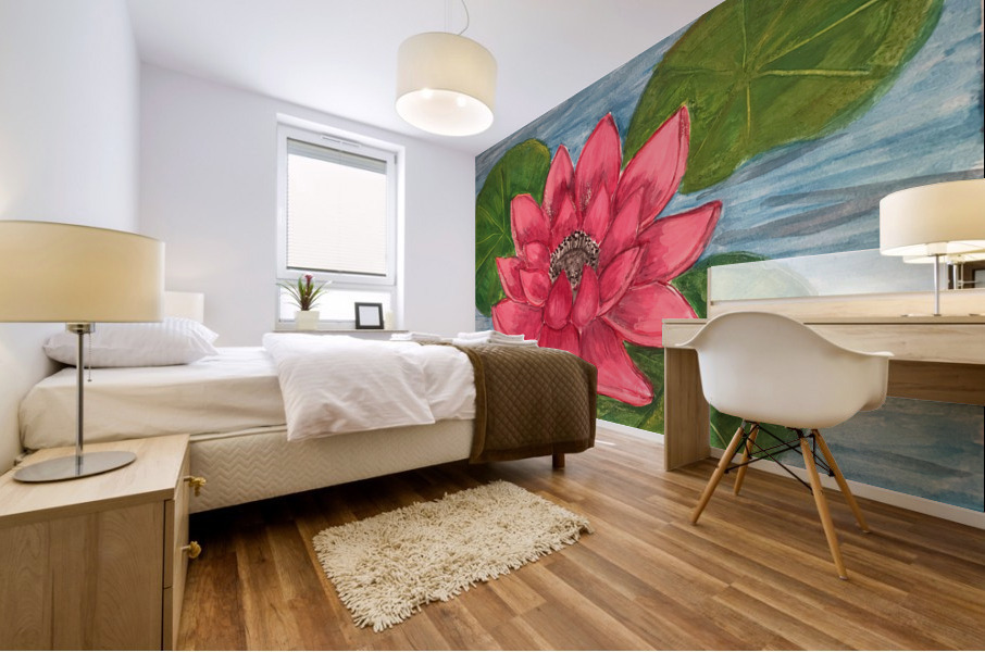 Le Lotus Mural print