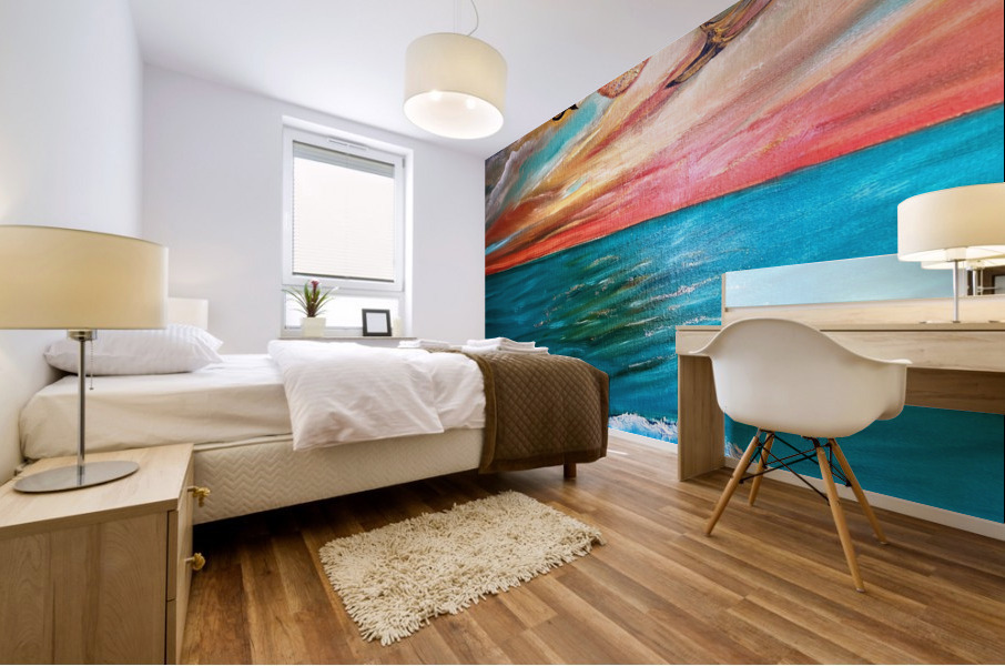 LOeil Du Soleil  Mural print