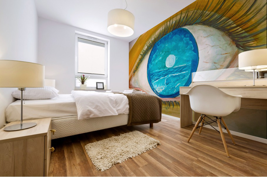 L oeil Mural print