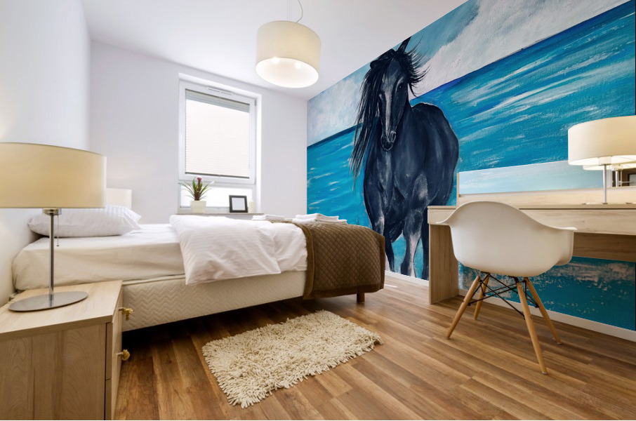 Le Cheval Mural print