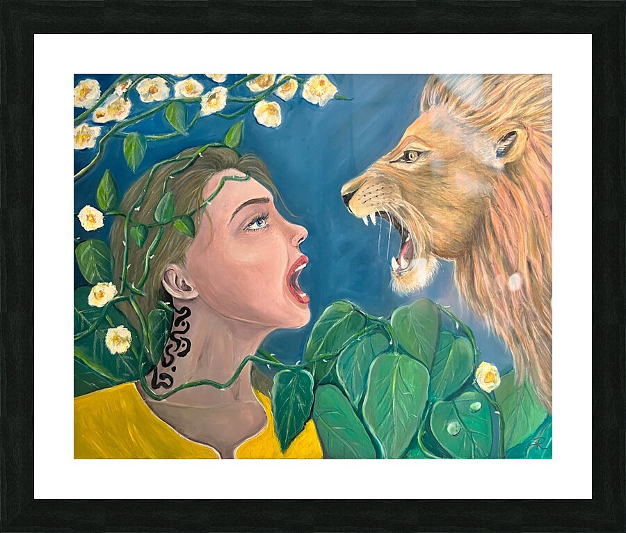 Bravoure et ferocite Picture Frame print