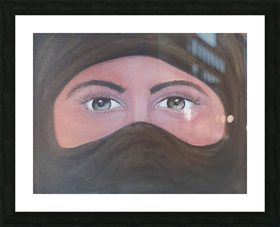 La confidence Picture Frame print