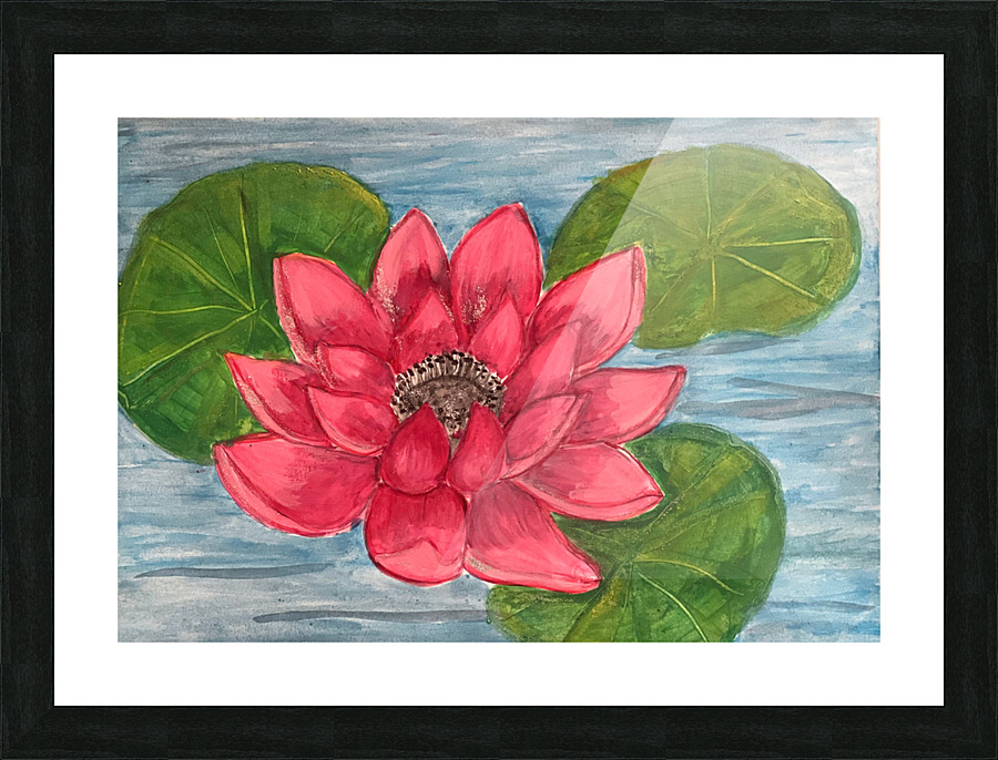 Le Lotus Picture Frame print