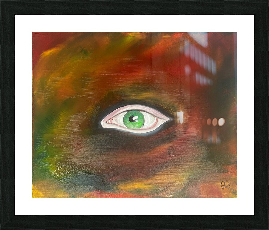 La Peur  Picture Frame print