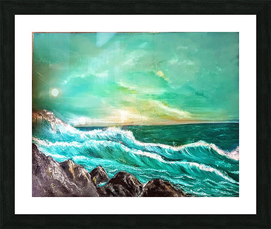Le rugissement Picture Frame print