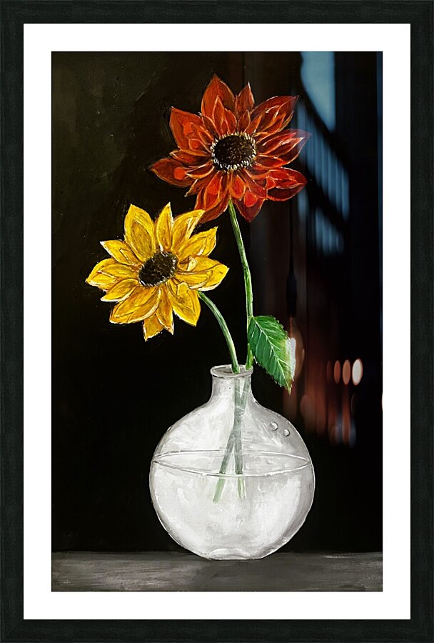 Les fleurs simplement Picture Frame print