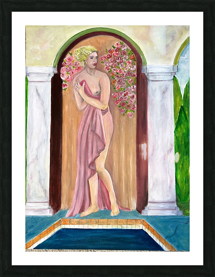Le bain Picture Frame print