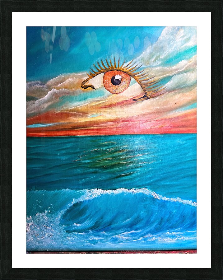 LOeil Du Soleil  Picture Frame print