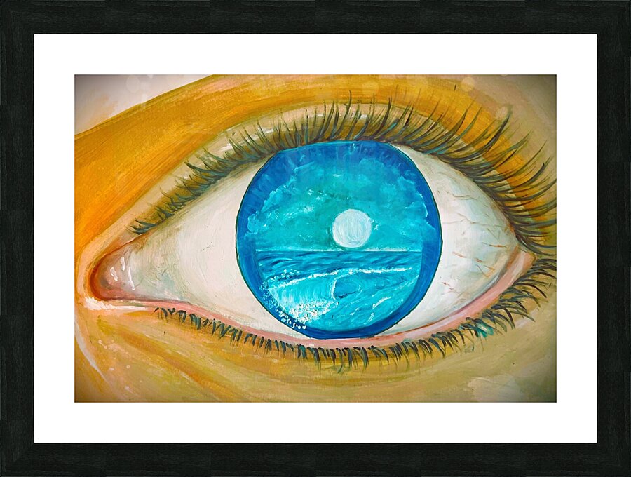 L oeil Picture Frame print