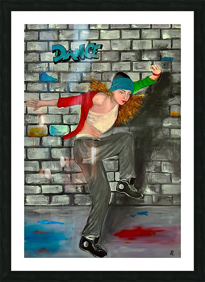 Hip Hop Picture Frame print