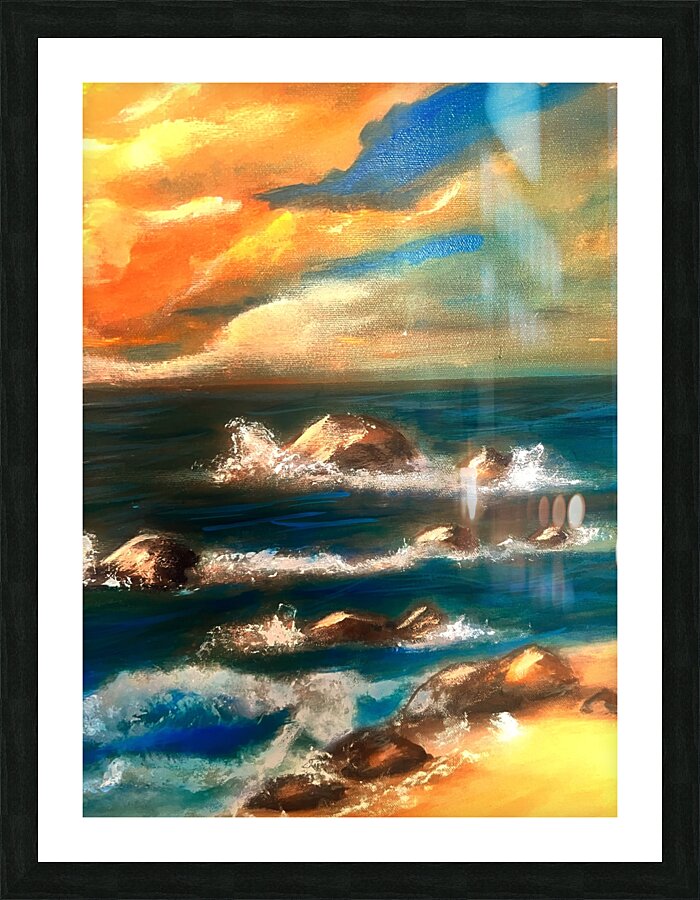 LOcean  Picture Frame print