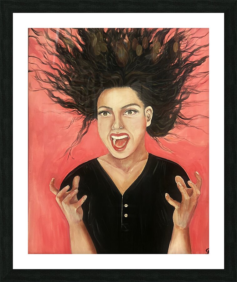 La frustration Picture Frame print