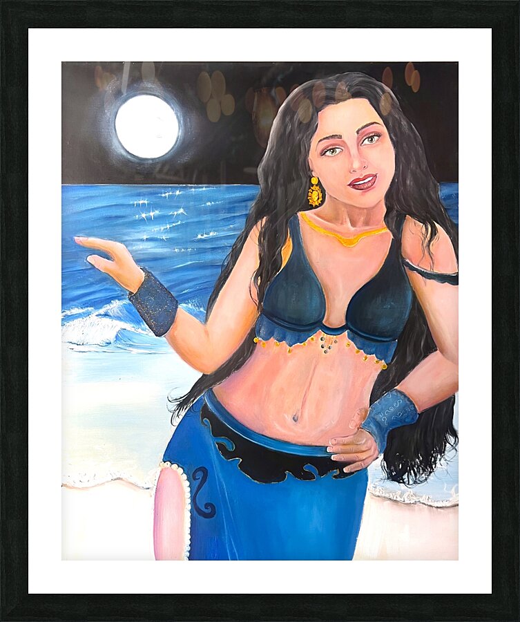 Au Clair De La Lune Picture Frame print