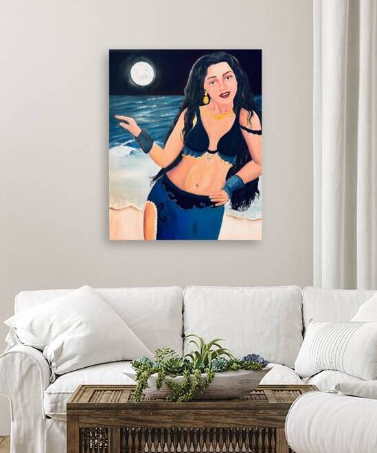 Au Clair De La Lune by L art Des Femmes Du Monde