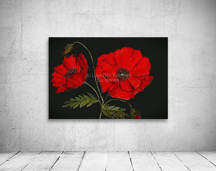 Les coquelicots Wall Preview