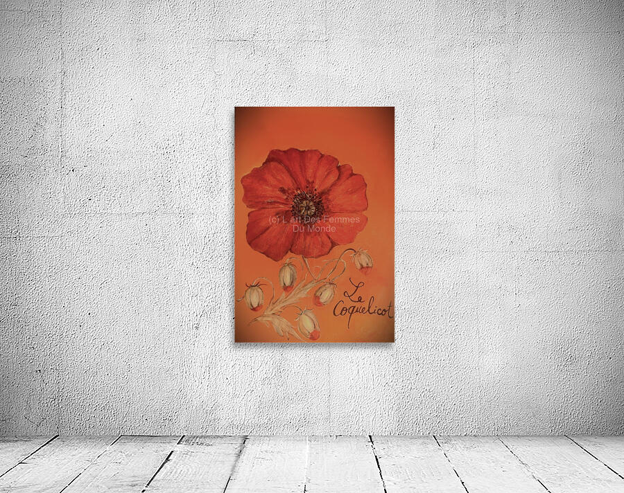 Le coquelicot Wall Preview