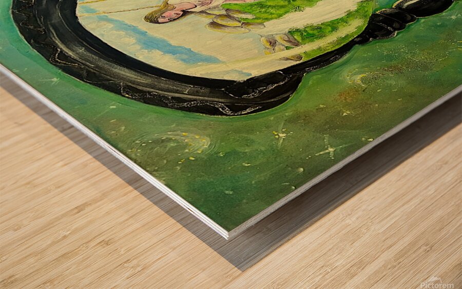 Le temps dune vie Wood print