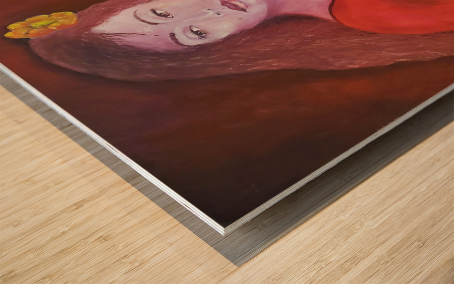 L effrontee Wood print