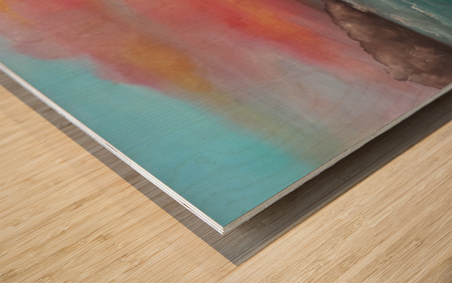 La mer Wood print