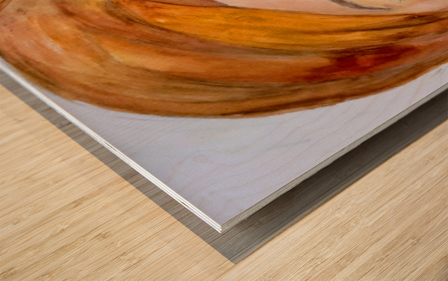 la coquette Wood print