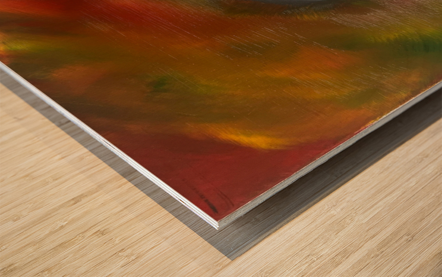 La Peur  Wood print