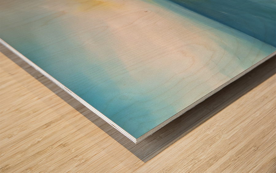 La tranquilite Wood print