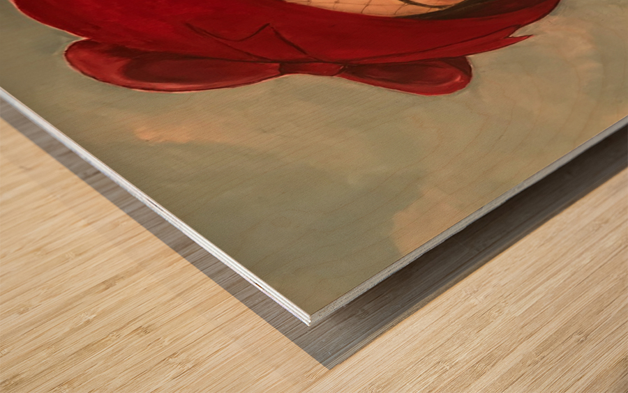 L attitude Wood print