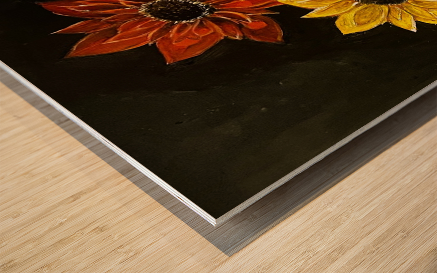 Les fleurs simplement Wood print