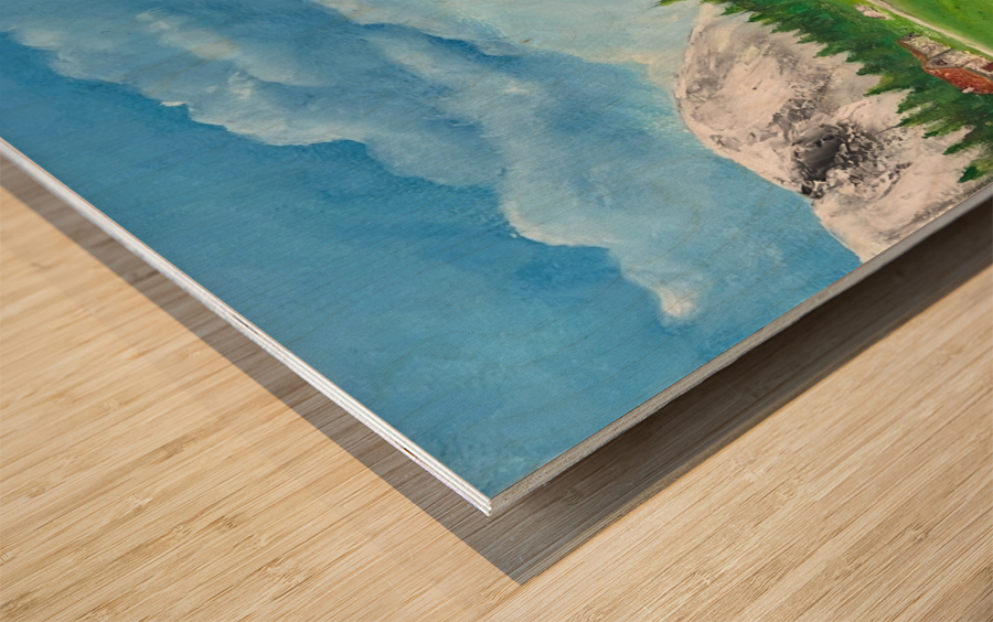 La balade Wood print