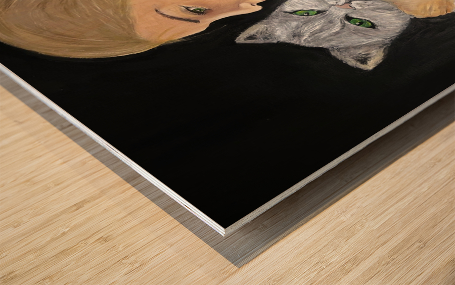 La Caline Wood print