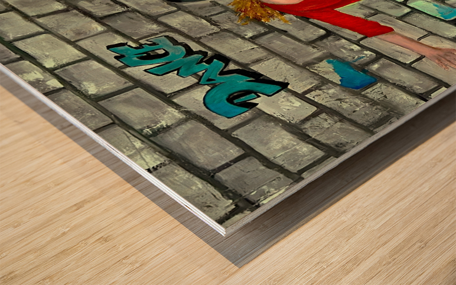 Hip Hop Wood print