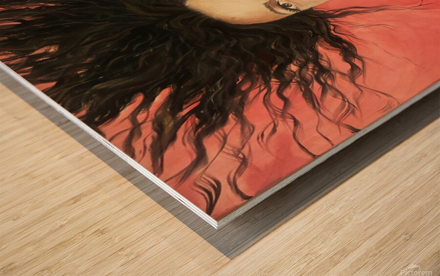 La frustration Wood print