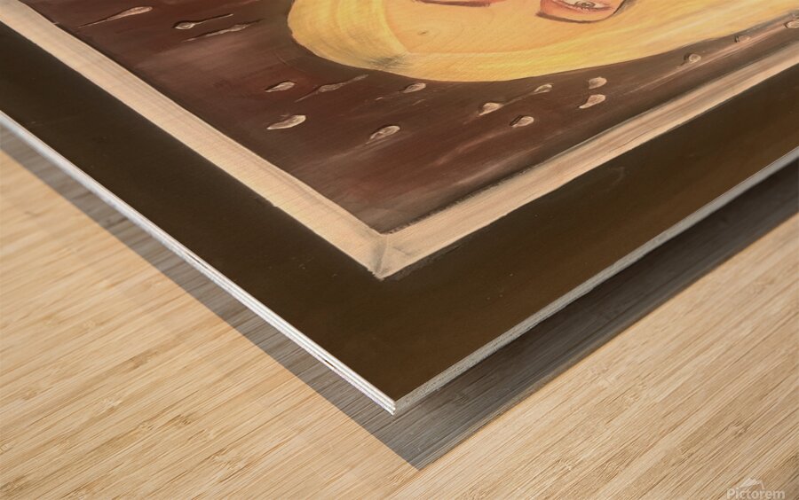 Isolement Wood print