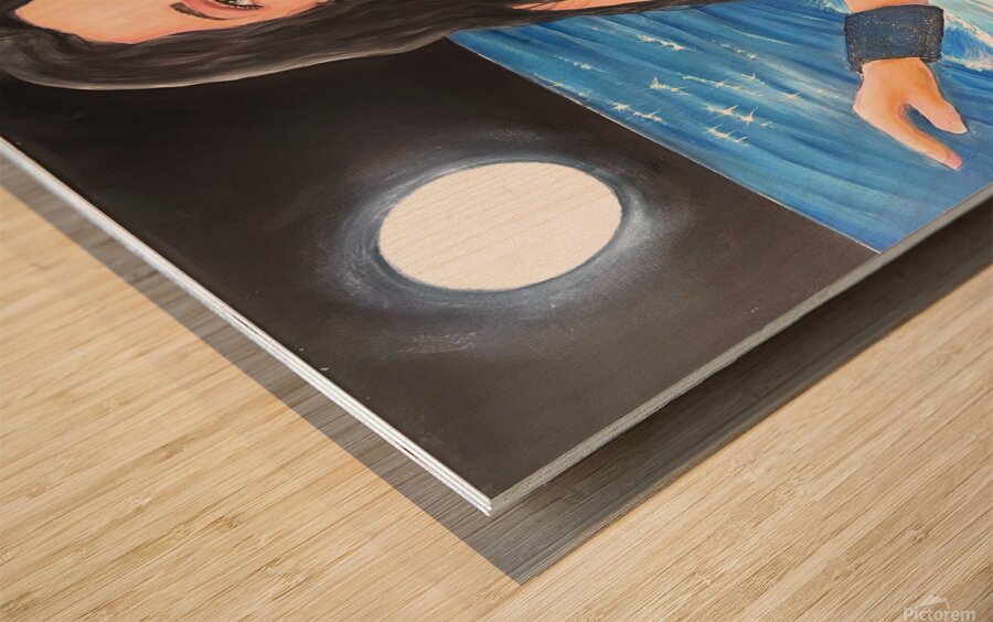 Au Clair De La Lune Wood print