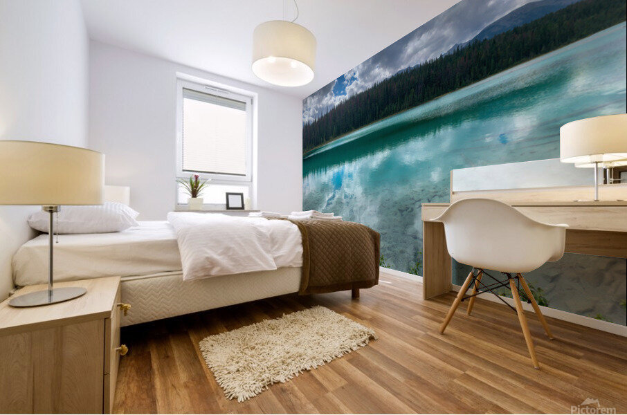 Upside Down World Mural print