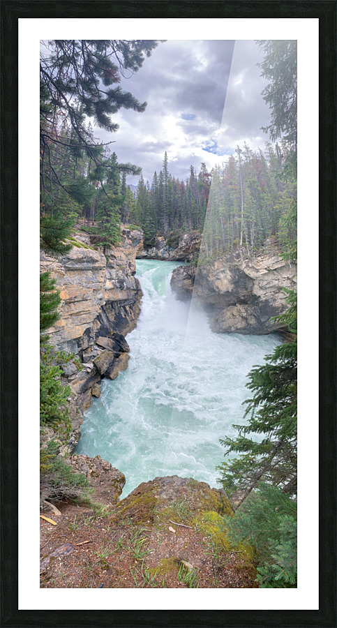 Sunwapta Falls Picture Frame print