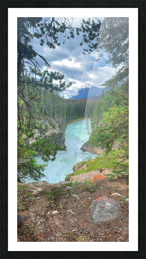 Up Stream Picture Frame print