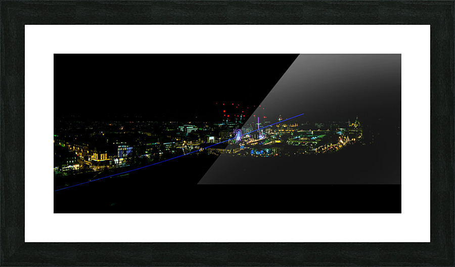 Night Lights Picture Frame print