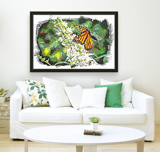 Butterfly in Flight  Reproduction