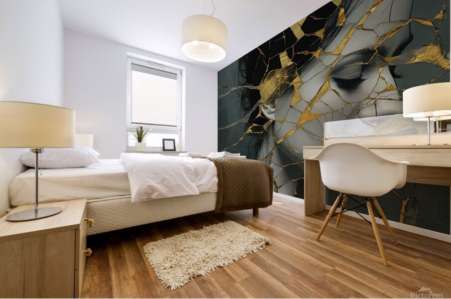 Fierce and Fragile Mural print