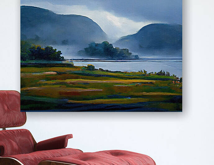 Storm on the Hudson River 3  by Dennis Kirby