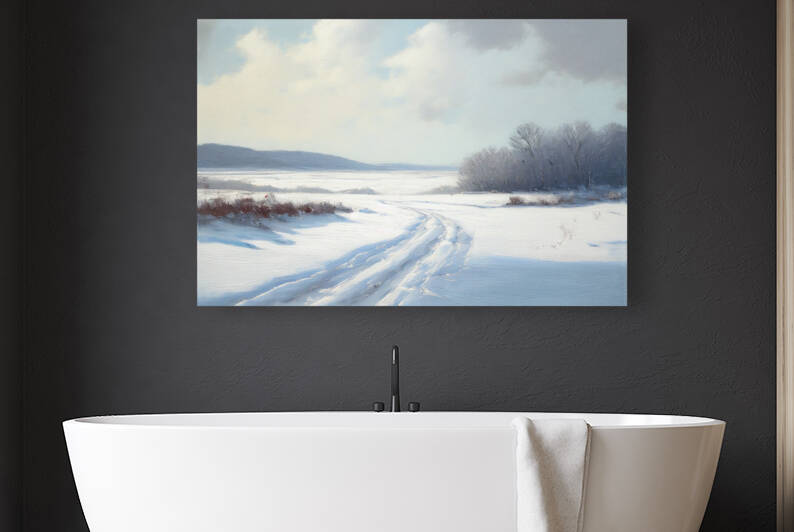 Winter Wonderland on the Hudson by Dennis Kirby