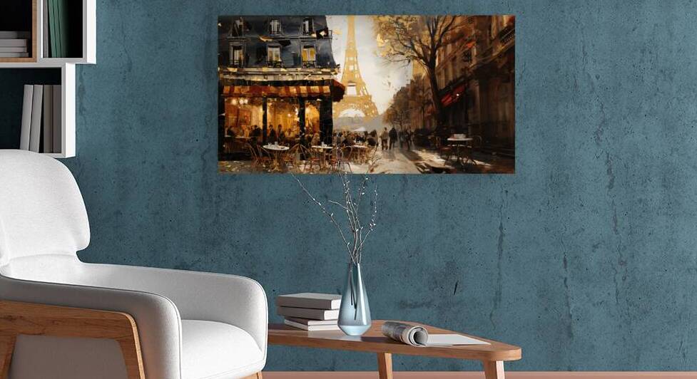 Moments in a Paris Cafe by Dennis Kirby