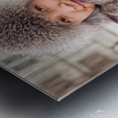 pretty lady   Metal print