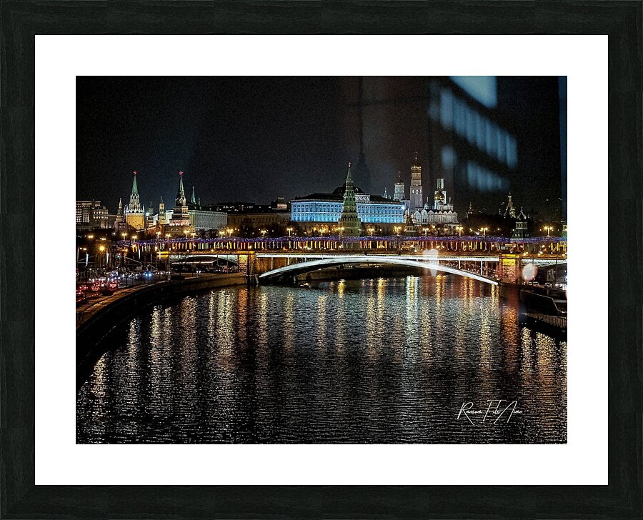 Bridge in Moscow Picture Frame print