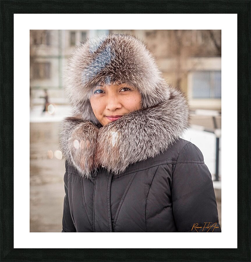 pretty lady   Picture Frame print