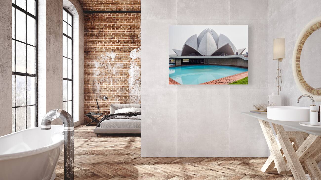  lotus temple India Reproduction