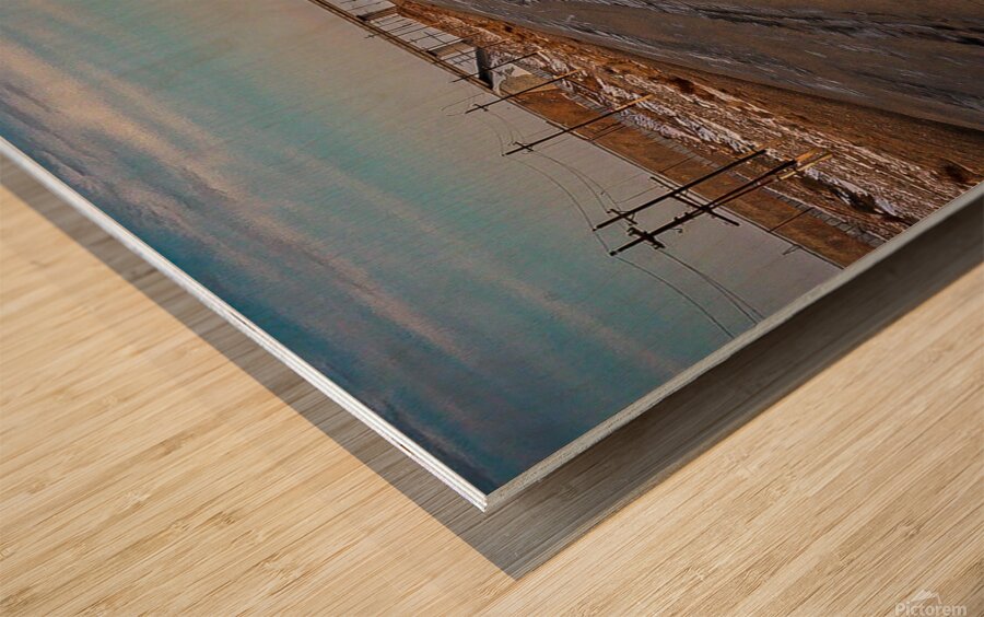 Road to the Cosmodrome Kazakhstan 1 Wood print