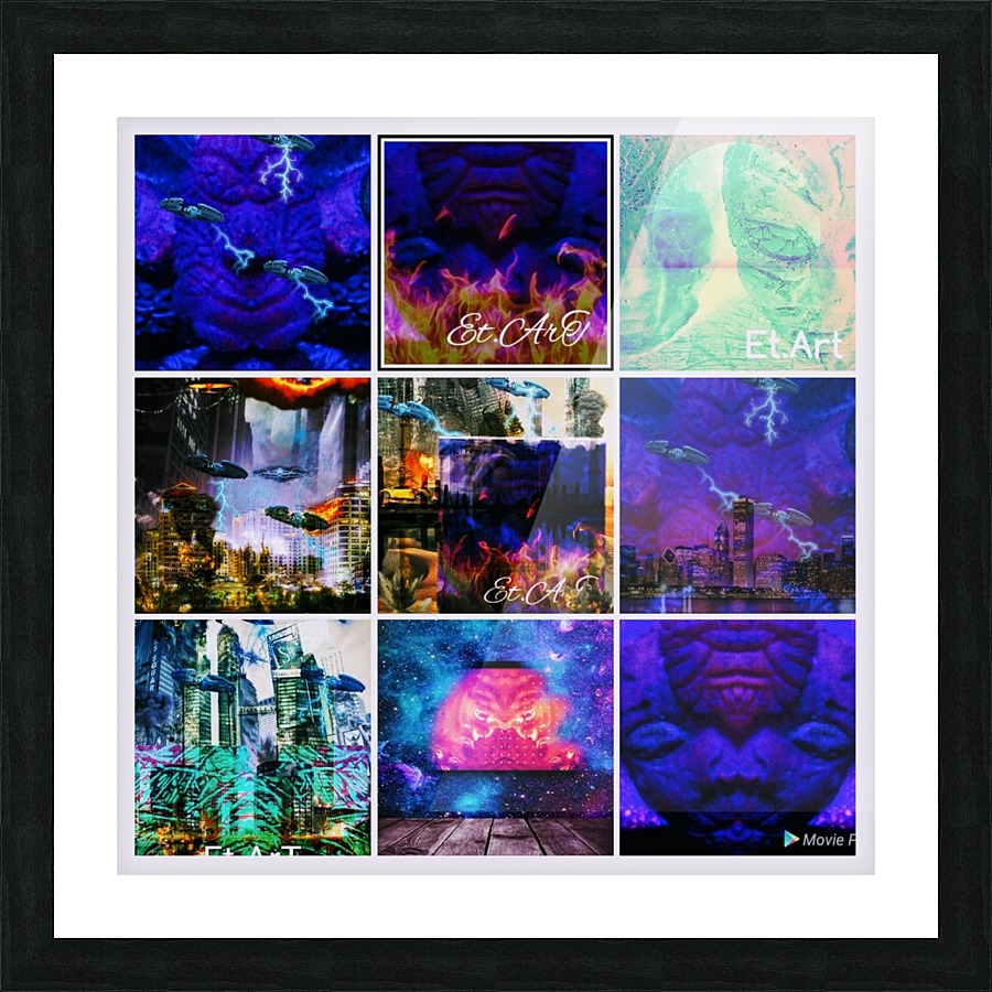 20181031_201718 COLLAGE~2 Picture Frame print
