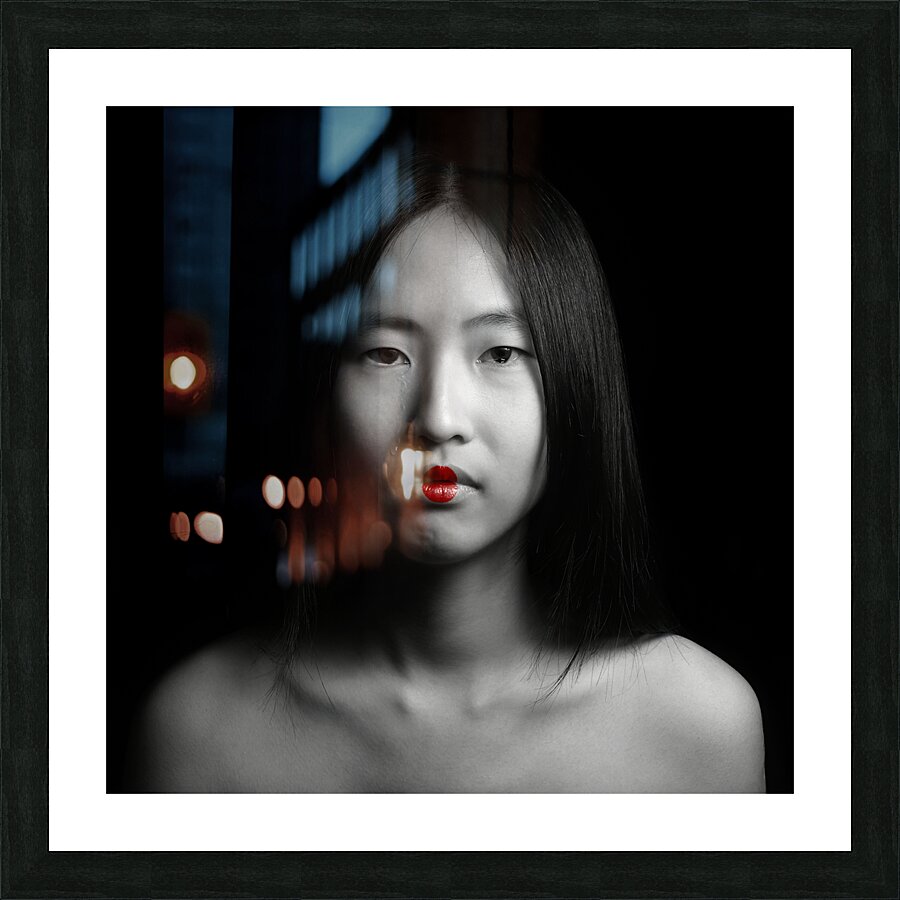 Silent Tear Picture Frame print